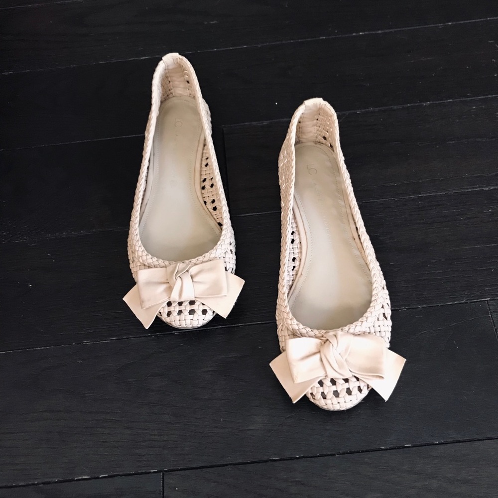 LAUREN CONRAD - Blush Woven Flats